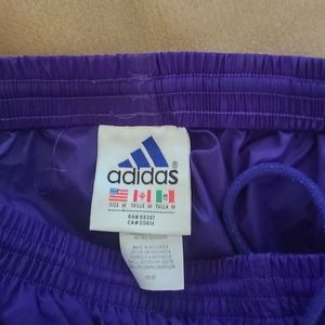 Adidas nylon track pants